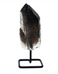 Smokey Quartz Point with Display Stand