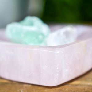 Rose Quartz Crystal Bowls