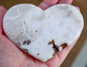 Pink Amethyst Heart Crystal