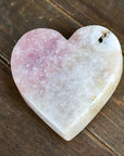 Pink Amethyst Heart Crystal