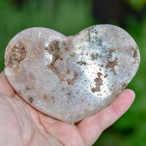 Pink Amethyst Heart Crystal