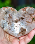 Pink Amethyst Heart Crystal