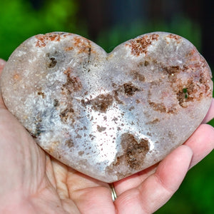 Pink Amethyst Heart Crystal