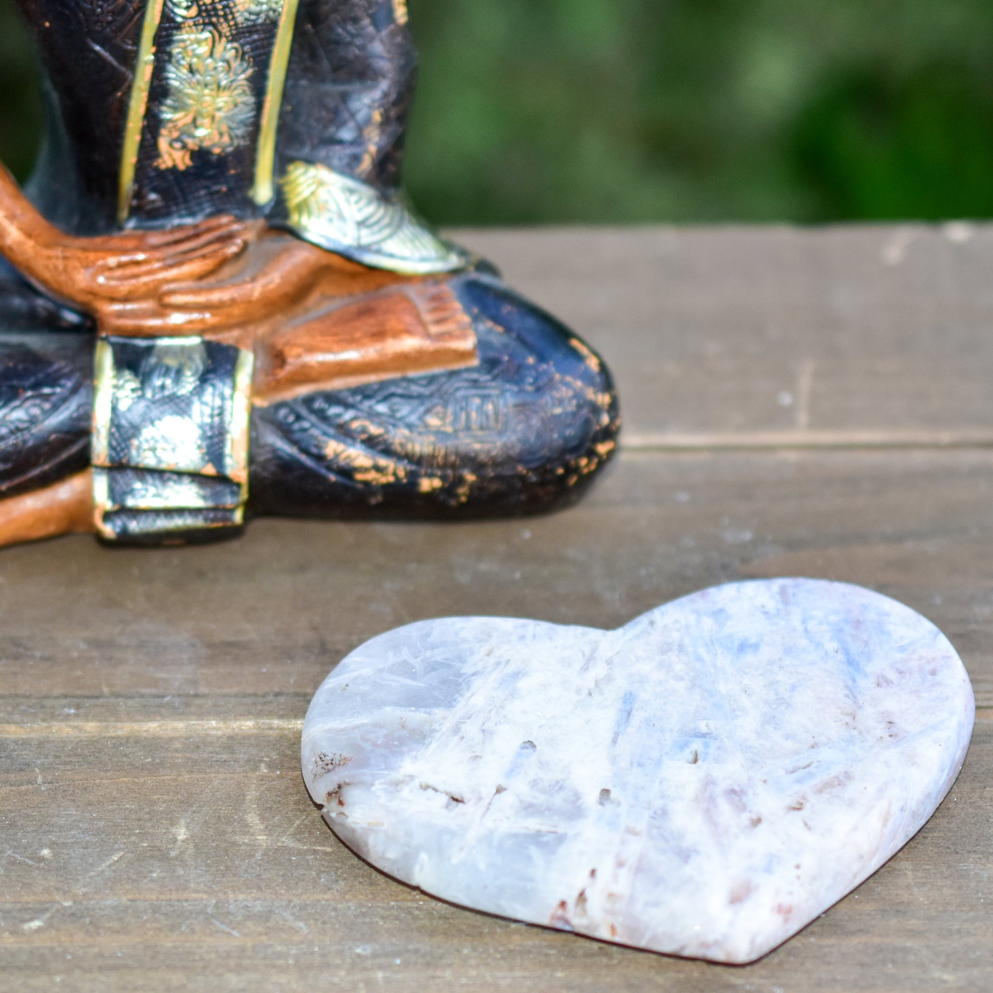 Pink Amethyst Heart Crystal