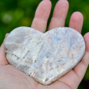 Pink Amethyst Heart Crystal