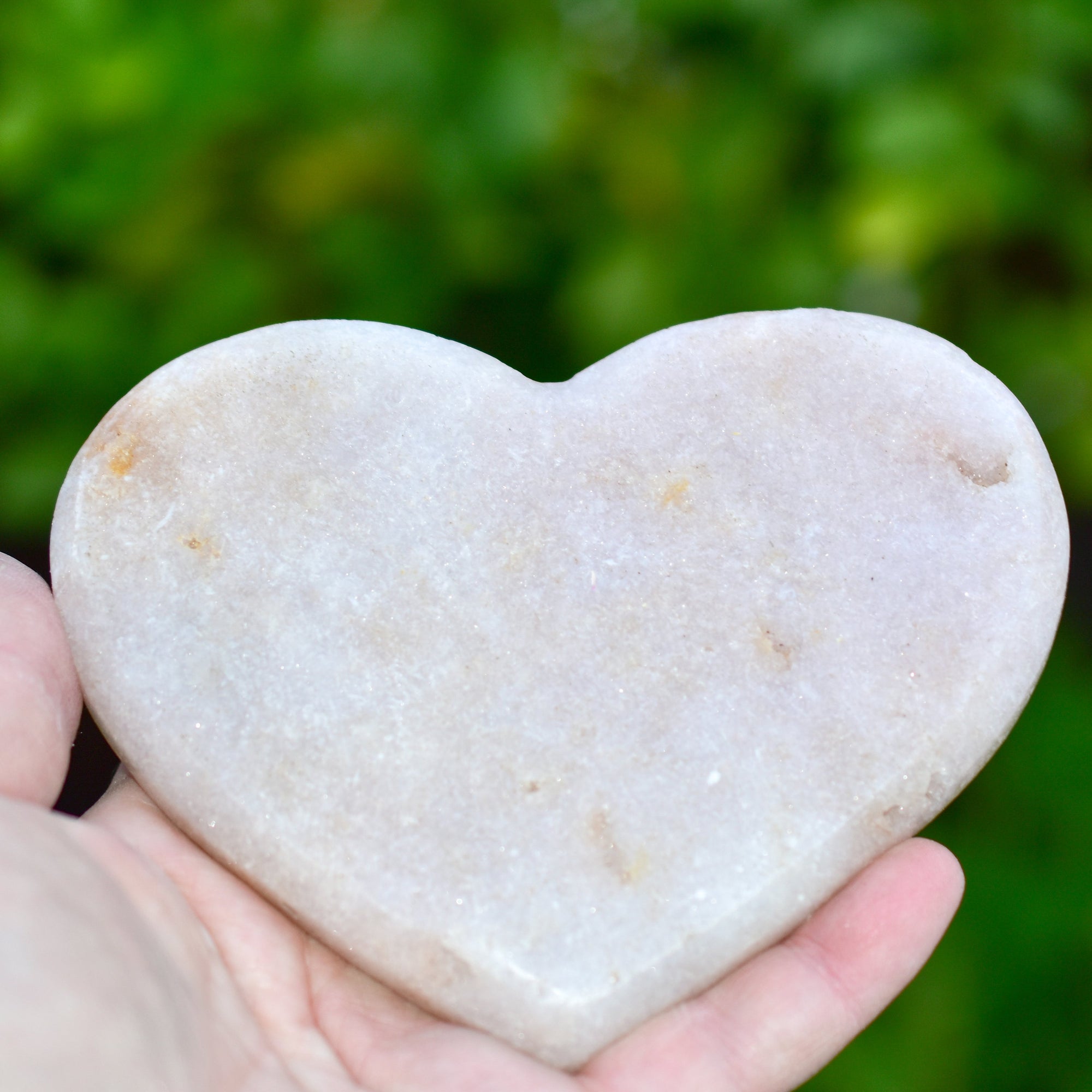 Pink Amethyst Heart Crystal