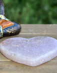 Pink Amethyst Heart Crystal