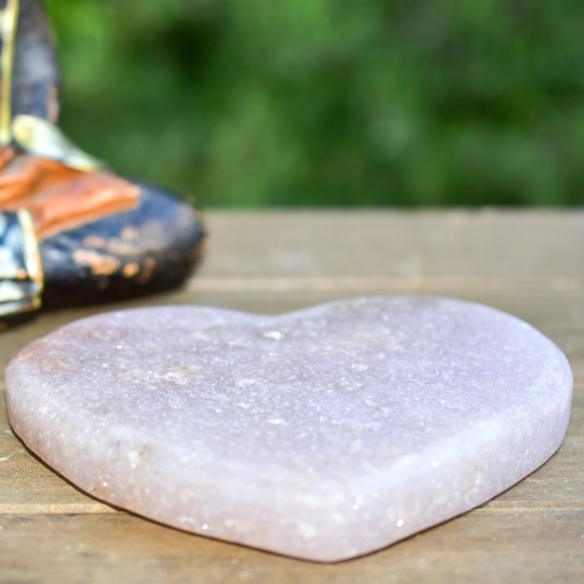 Pink Amethyst Heart Crystal