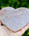 Pink Amethyst Heart Crystal