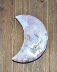 Pink Amethyst Crescent Moon