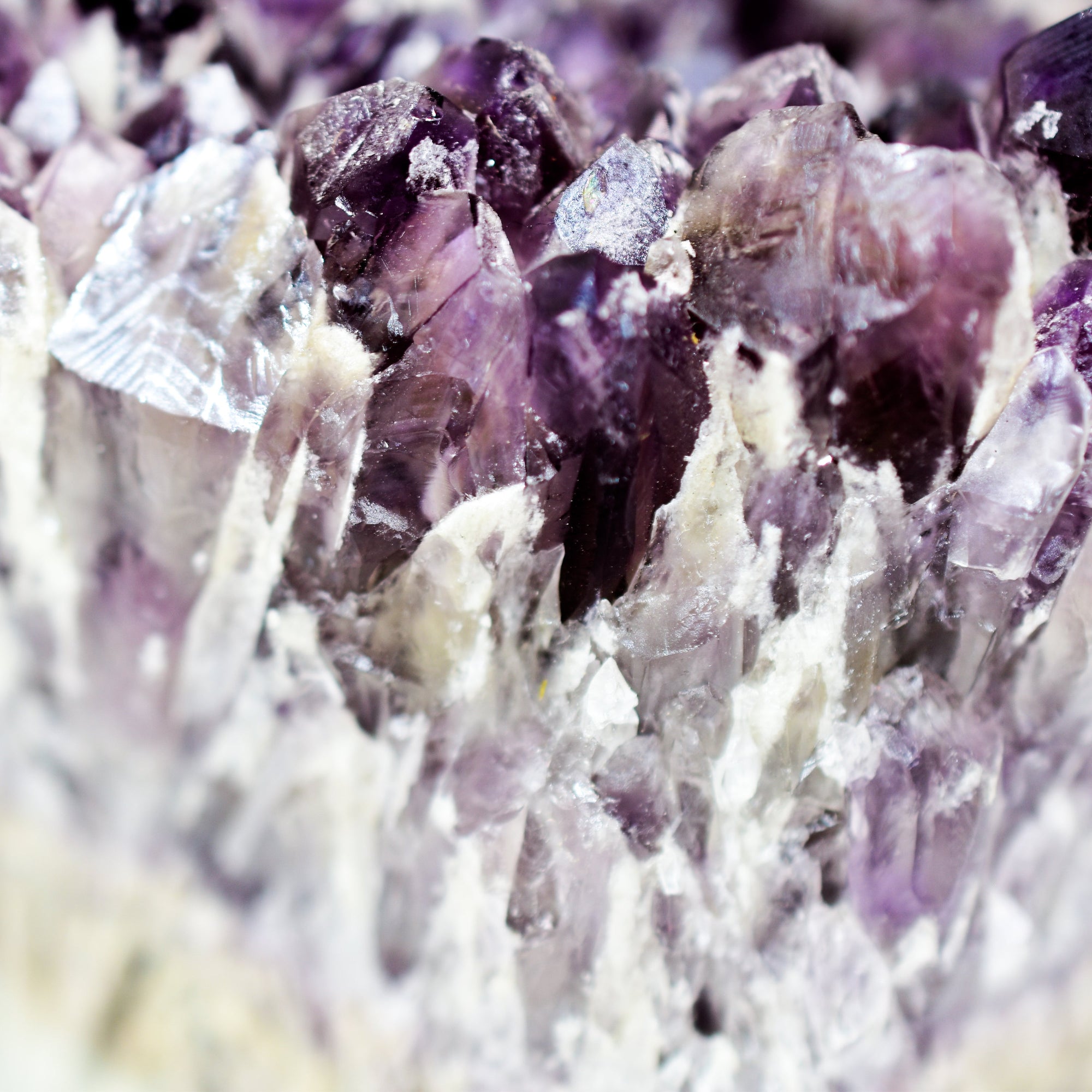 Large Elestial Amethyst Cluster Display Piece