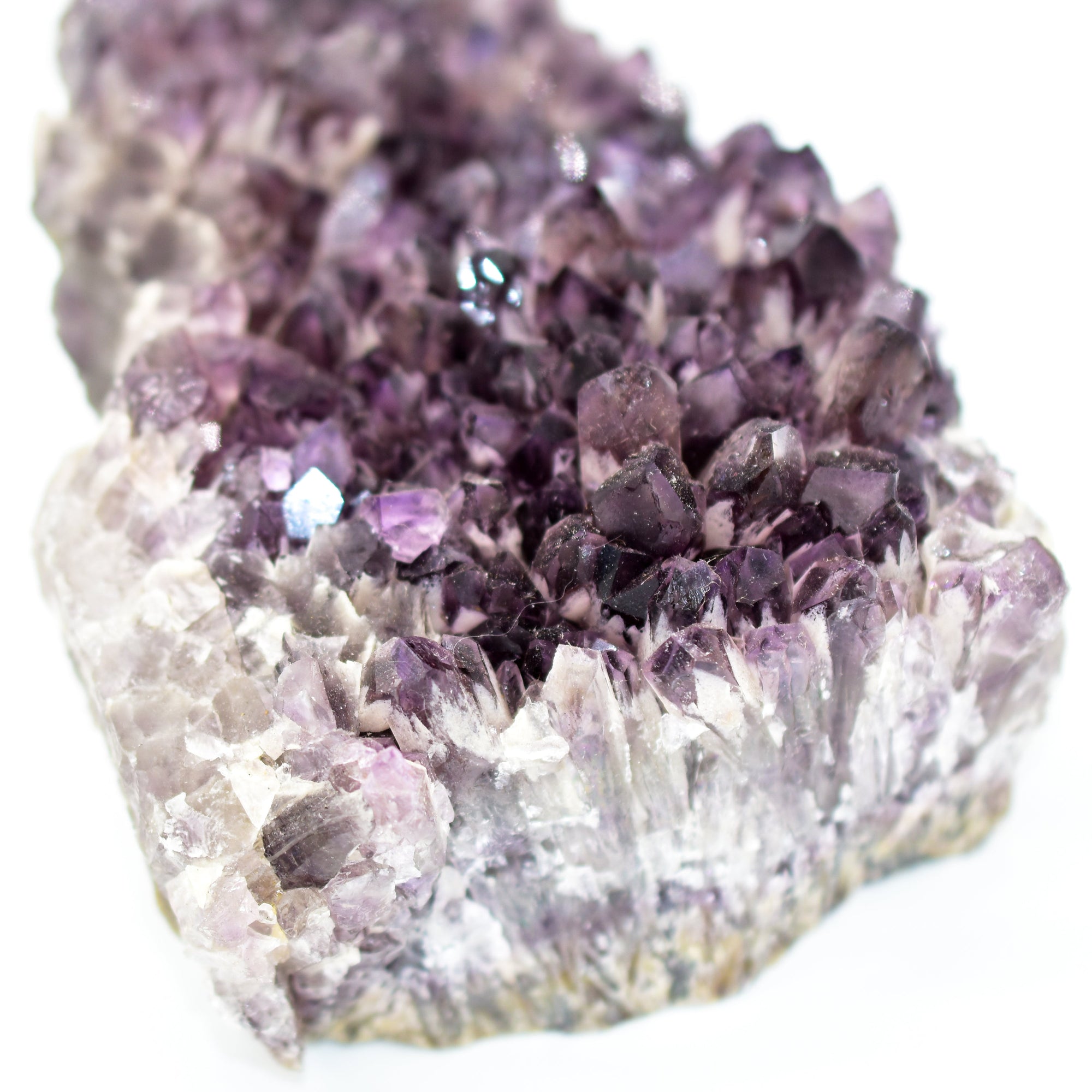 Large Elestial Amethyst Cluster Display Piece