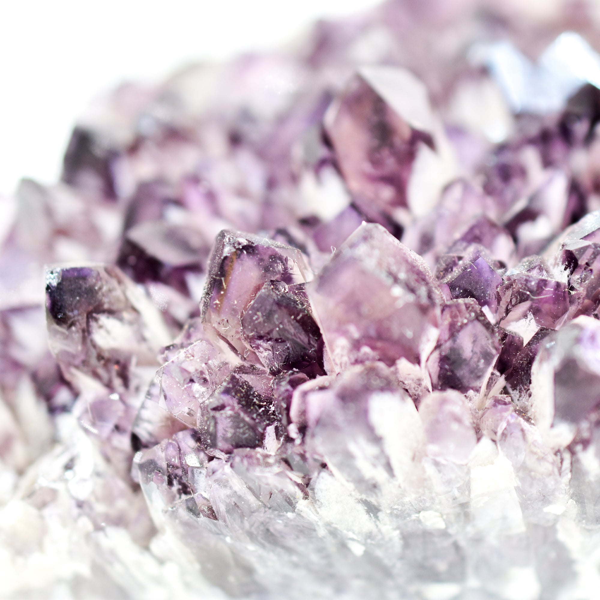 Large Elestial Amethyst Cluster Display Piece