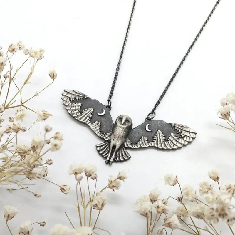 Lunar Owl Necklace