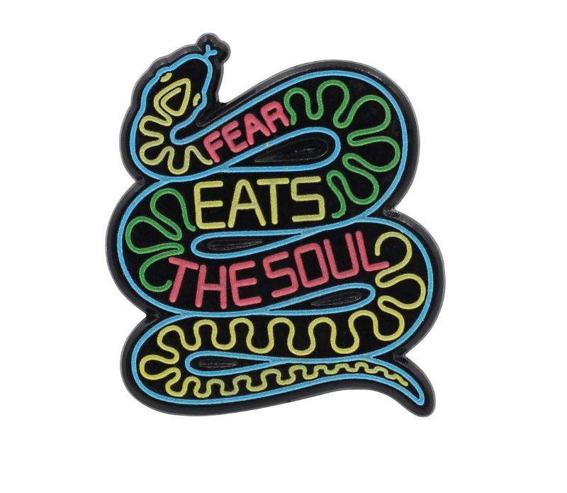 Fear Eats the Soul Snake Enamel Pin