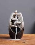 Ceramic Waterfall Backflow Incense Holder