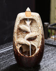 Ceramic Waterfall Backflow Incense Holder