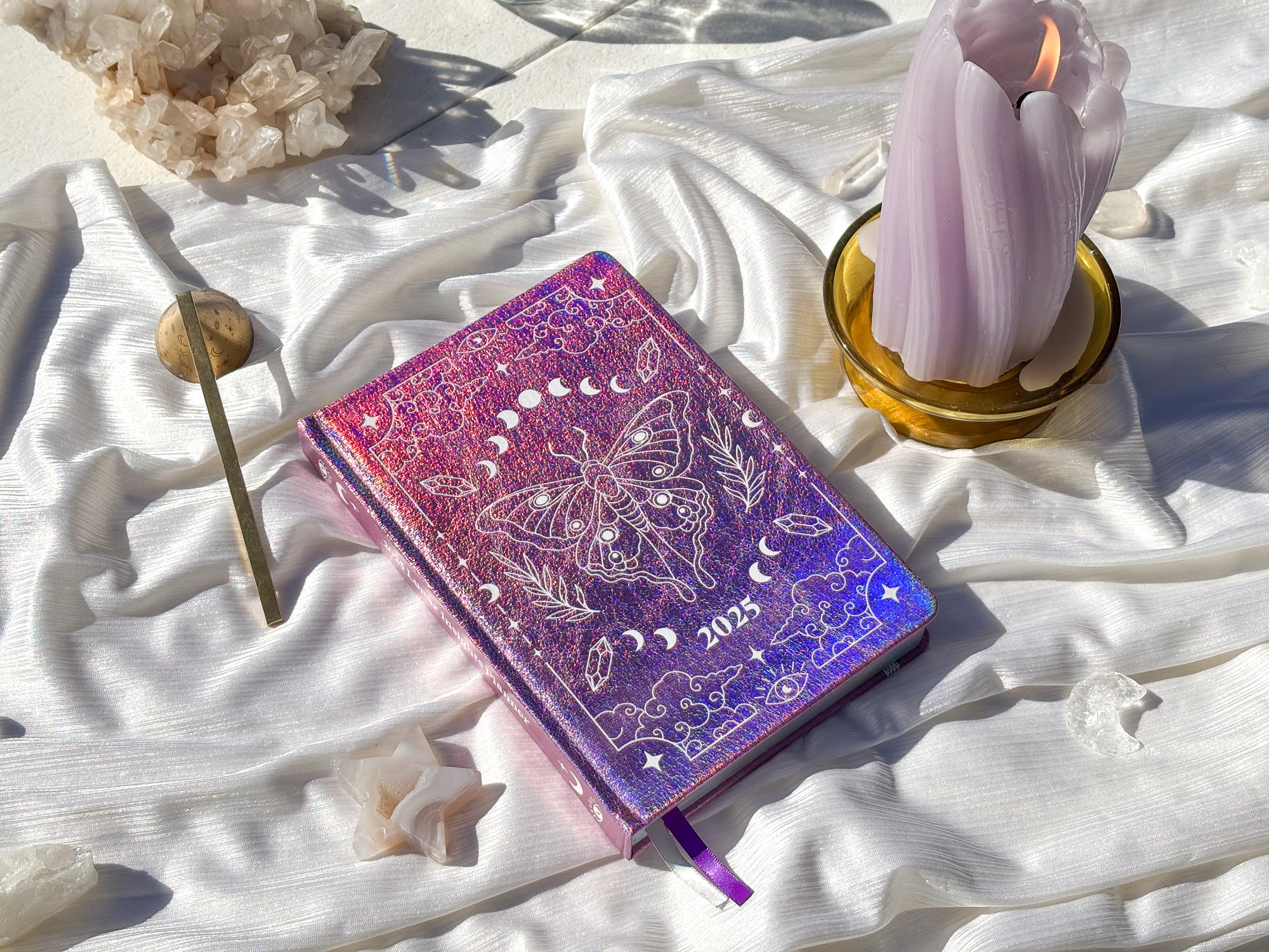 2025 Lunar Insights Planner - many moons lunar planner 2025 - Goddess Provisions