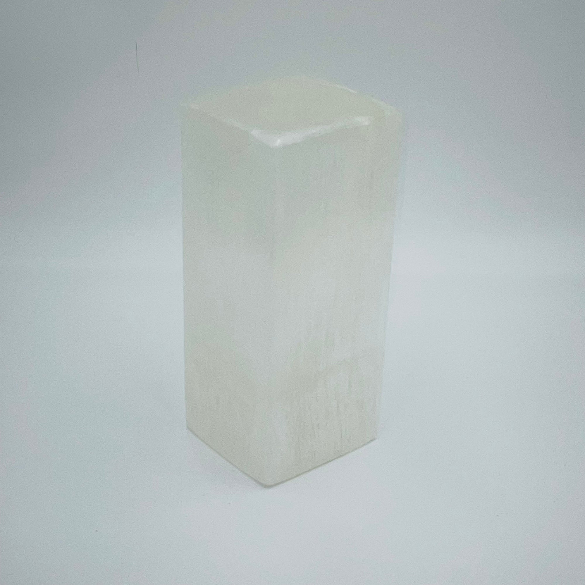 Selenite Block Lamp