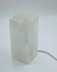 Selenite Block Lamp