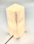 Selenite Block Lamp