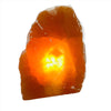 Orange Selenite Lamp