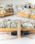 Palo Santo, Sage & Crystal Smoke Cleansing Bundle