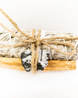 Palo Santo, Sage & Crystal Smoke Cleansing Bundle