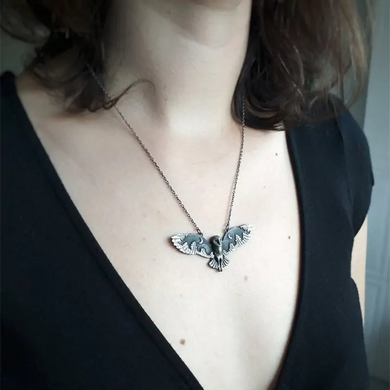 Lunar Owl Necklace