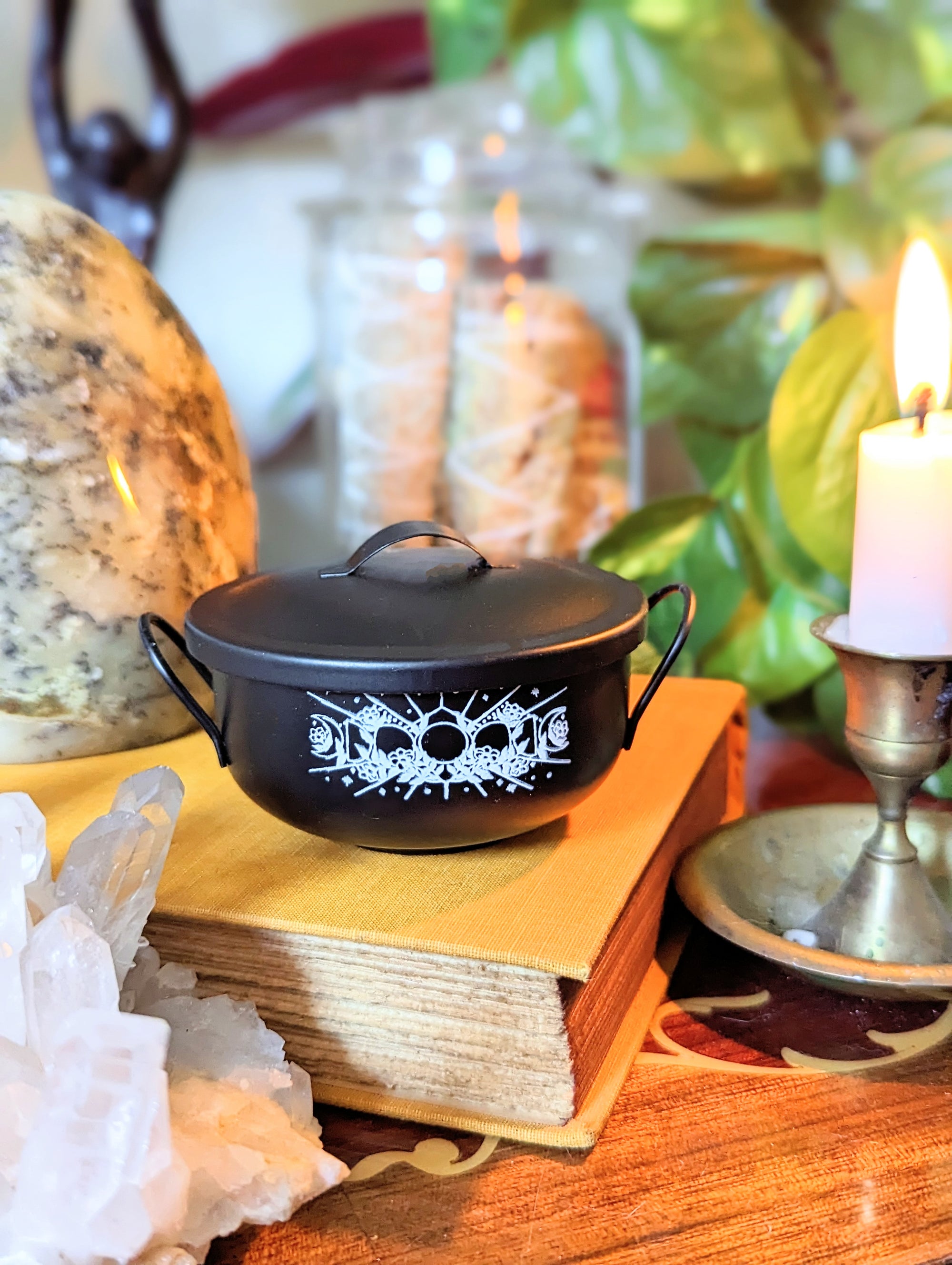 Goddess Provisions | Attract Abundance Ritual Bundle | Money Magic | Mystic Cauldron and Money Magick Set