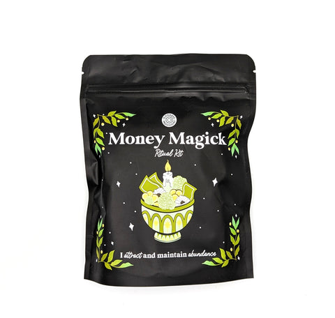 Goddess Provisions | Attract Abundance Ritual Bundle | Money Magic | Mystic Cauldron and Money Magick Set