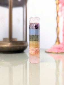 Pastel Rainbow Chakra Wand