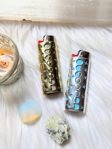 Silver-Plated Brass Ritual Lighter Cases | Goddess Provisions