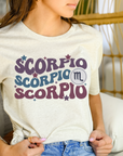 Retro Scorpio Graphic Tee