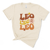 Retro Leo zodiac lifestyle t-shirt