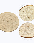 Flower of Life Crystal Grid Board