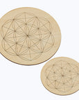 Flower of Life Crystal Grid Board