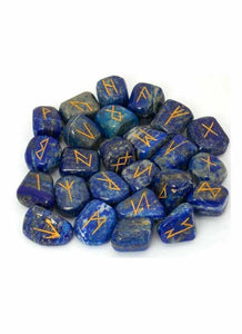 Gold Engraved Crystal Runes