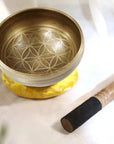 Flower of Life Brass Singing Bowl