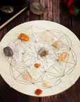 Flower of Life Crystal Grid Board