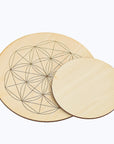 Flower of Life Crystal Grid Board