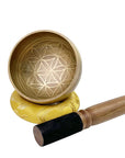 Flower of Life Brass Singing Bowl