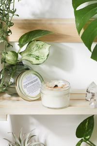 Organic Space Clearing Intention Candle