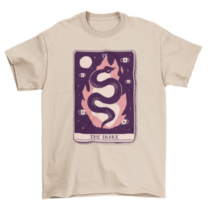 The Snake Tarot Card T-Shirt