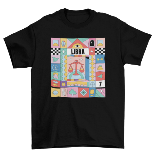 Libra Modern Zodiac T-Shirt