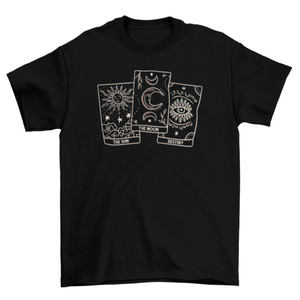 Tarot Cards Sun Moon Destiny T-shirt