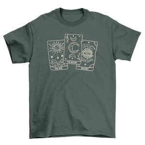 Tarot Cards Sun Moon Destiny T-shirt