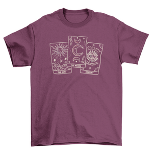 Tarot Cards Sun Moon Destiny T-shirt