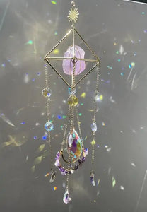 Sparkling Citrine Suncatcher