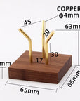 Wooden Crystal Display Stand